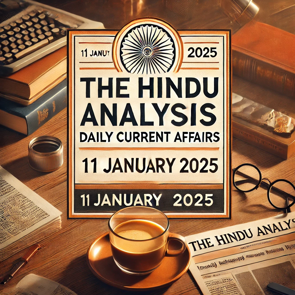 11 January 2025: The Hindu Analysis (Daily Current Affairs)